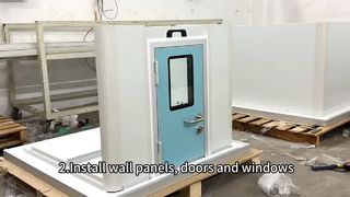 Proces instalacji modelu pomieszczenia czystego Ⅰ