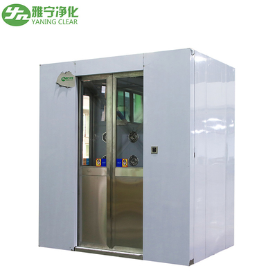 YANING Cleanroom Air Shower Room Automatyczna blokada elektroniczna drzwi przesuwnych