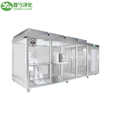YANING GMP Standard ISO5 Modularne pomieszczenie czyste Miękkie i twarde ściany Mieszkanie czyste