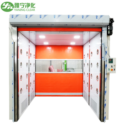 Rolling Door Cargo Air Shower Room Pass Thru Box do akcesoriów do pomieszczeń czystych