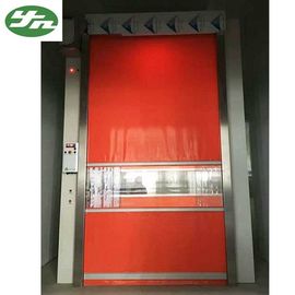 Automatyczny tunel prysznicowy Cargo Air z czerwonymi drzwiami szybkozamykającymi z PVC