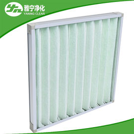 Plisowany filtr wstępny powietrza Kompaktowy filtr wstępny oczyszczacza powietrza z aluminiową ramą