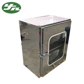 Mirror Surface Cleanroom Pass Box Statyczne okno transferowe 600 * 600 * 600 mm Rozmiar wewnętrzny