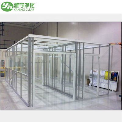 YANING ISO Klasy 8 Modularny Pokój Czyste Bez Pyłu, Prefabrykowane Pokoje Czyste Ze Światłem LED