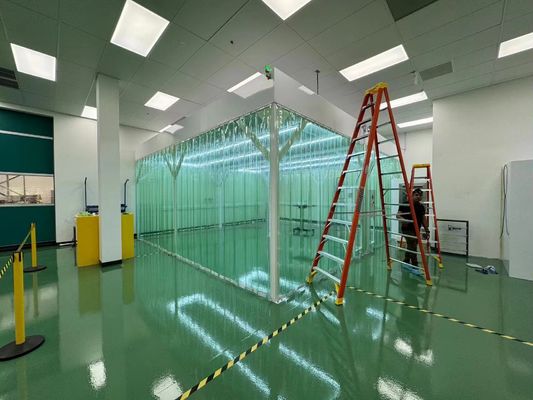 Brak sufitów klasa 100 Łatwe w instalacji wyjmowane modułowe pomieszczenie czyste jednostka filtra wentylatora DC filtr HEPA filtr H14 pomieszczenie czyste