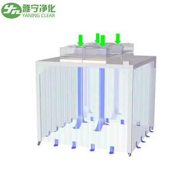 Wybór wielkości ze stali nierdzewnej SUS304 Stand do czystych pomieszczeń z filtrem HEPA 99,99% wydajność