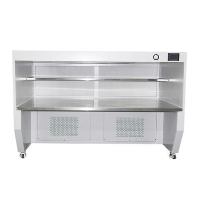 155 W SUS304 Poziomy laminarny kaptur z przepływem powietrza 100 Czysta ławka