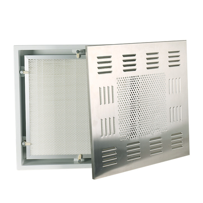 Gmp Certified 0, 3 Mikron Hepa Filter Terminal Box For Pharmaceutical